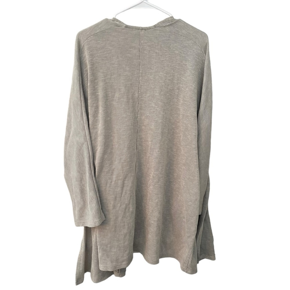 Anthropologie X Donni Slouchy Ribbed Striped Open Cardigan - Picture 8 of 8